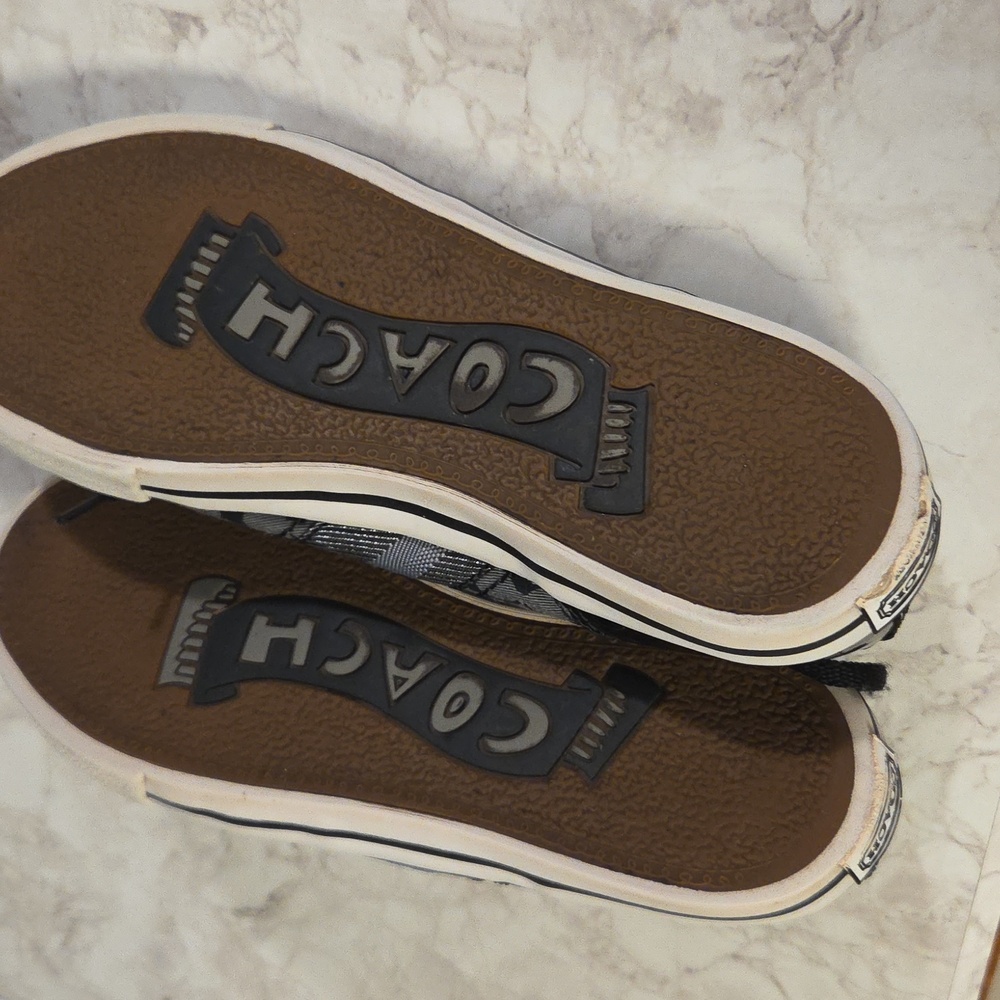 Coach Black and White Sneakers - Picture 7 of 8